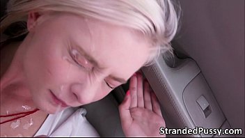 Pretty blonde chick Maddy Rose gets her teen pussy pounded hard